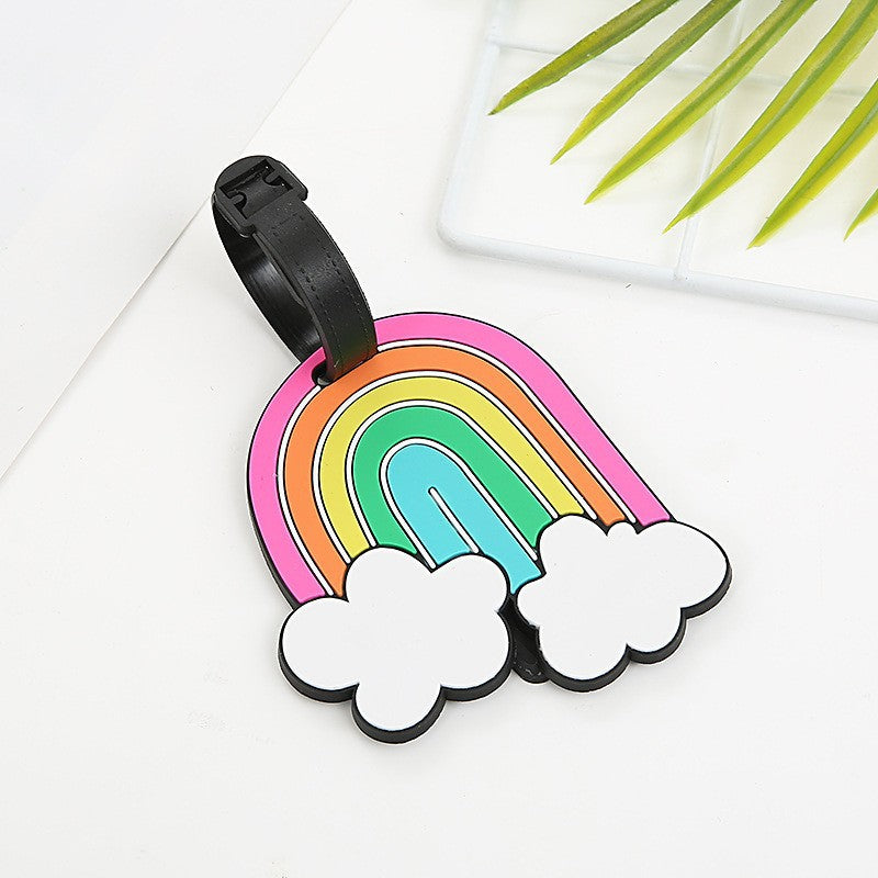 Unisex Bagagelapp med Munkmotiv Lekfull Design 6