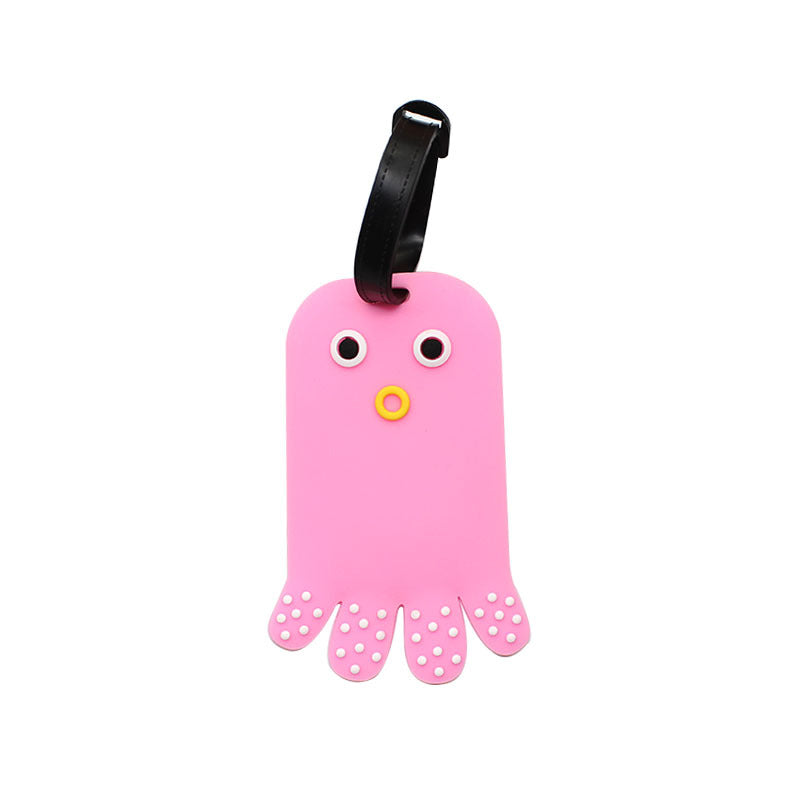 Unisex Bagagetagg med Kreativ Bläckfiskdesign 0