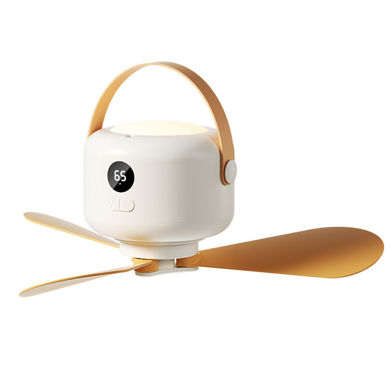Unisex Bärbar Fläkt med LED-ljus Modern Design 0