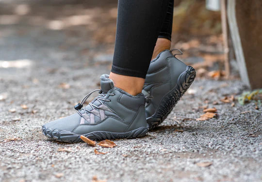 Unisex Barfotaskor Vinter med Termisk Fodring och Antislip-Sula 7