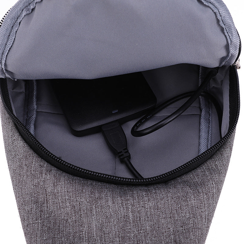 Unisex Crossbody Slingväska Funktionell Design 5
