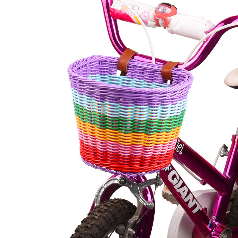 Unisex Cykelkorg Fram Vävd med Justerbara Styrremmar 4