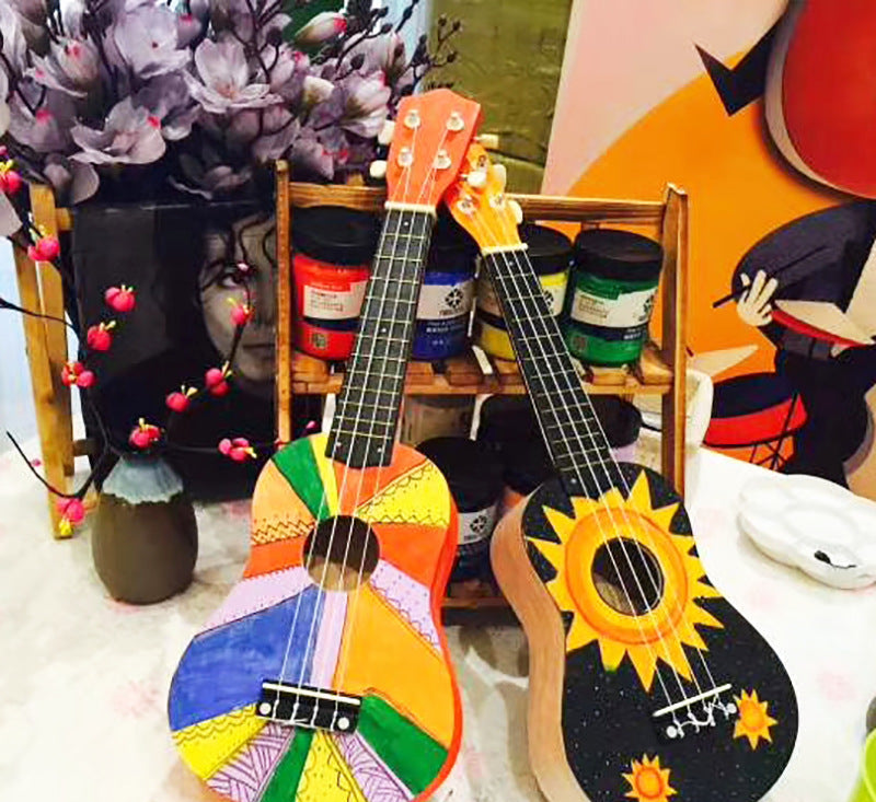 Unisex DIY Ukulele Kit Komplett Monteringssats 3