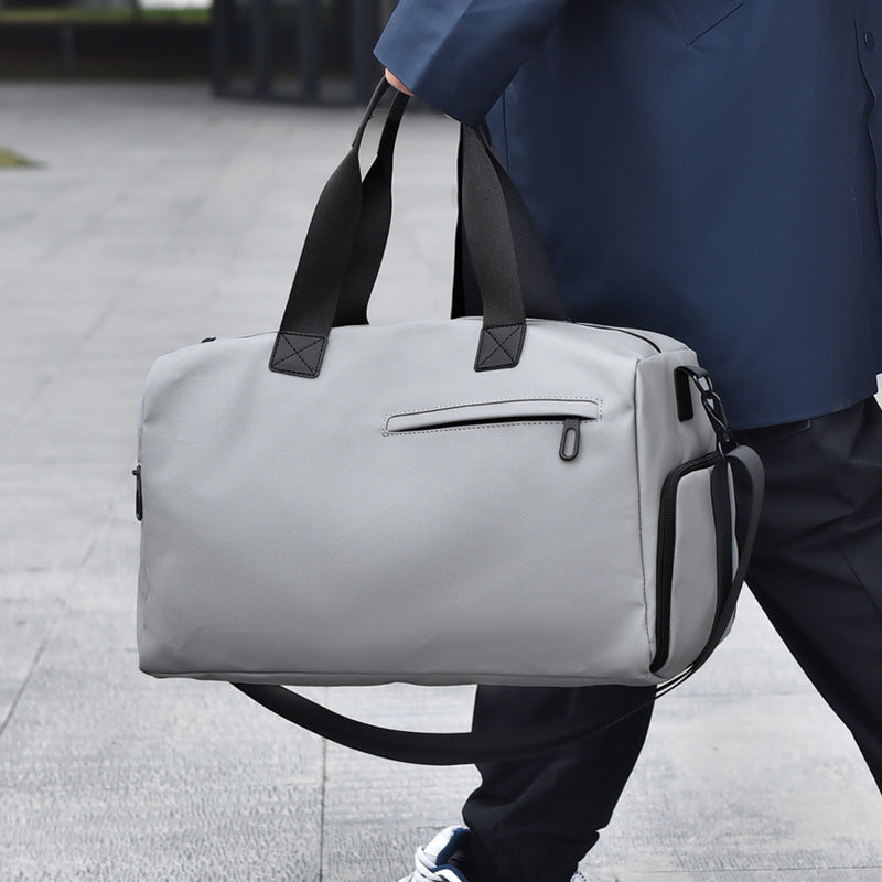 Unisex Duffelväska Resestil Funktionell Design 1
