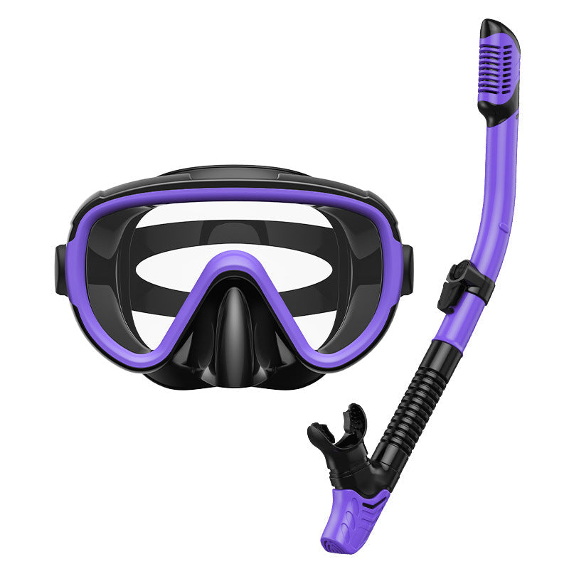 Unisex Dykmask med Anti-Dimma och Flexibel Andningsslang 10