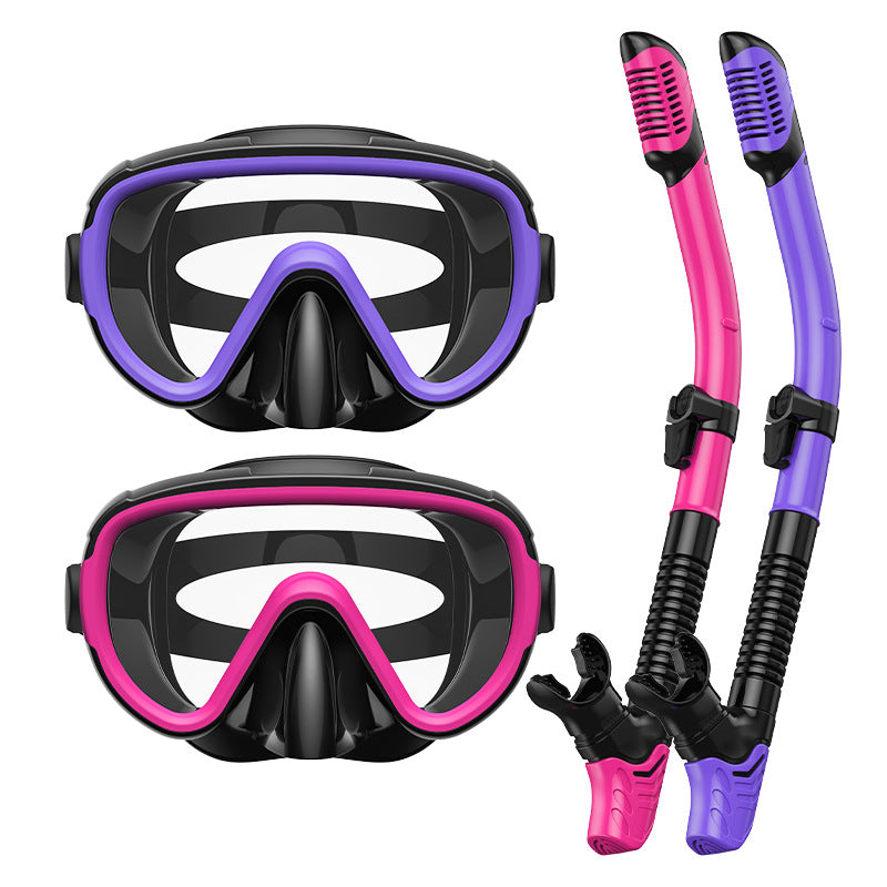 Unisex Dykmask med Anti-Dimma och Flexibel Andningsslang 8