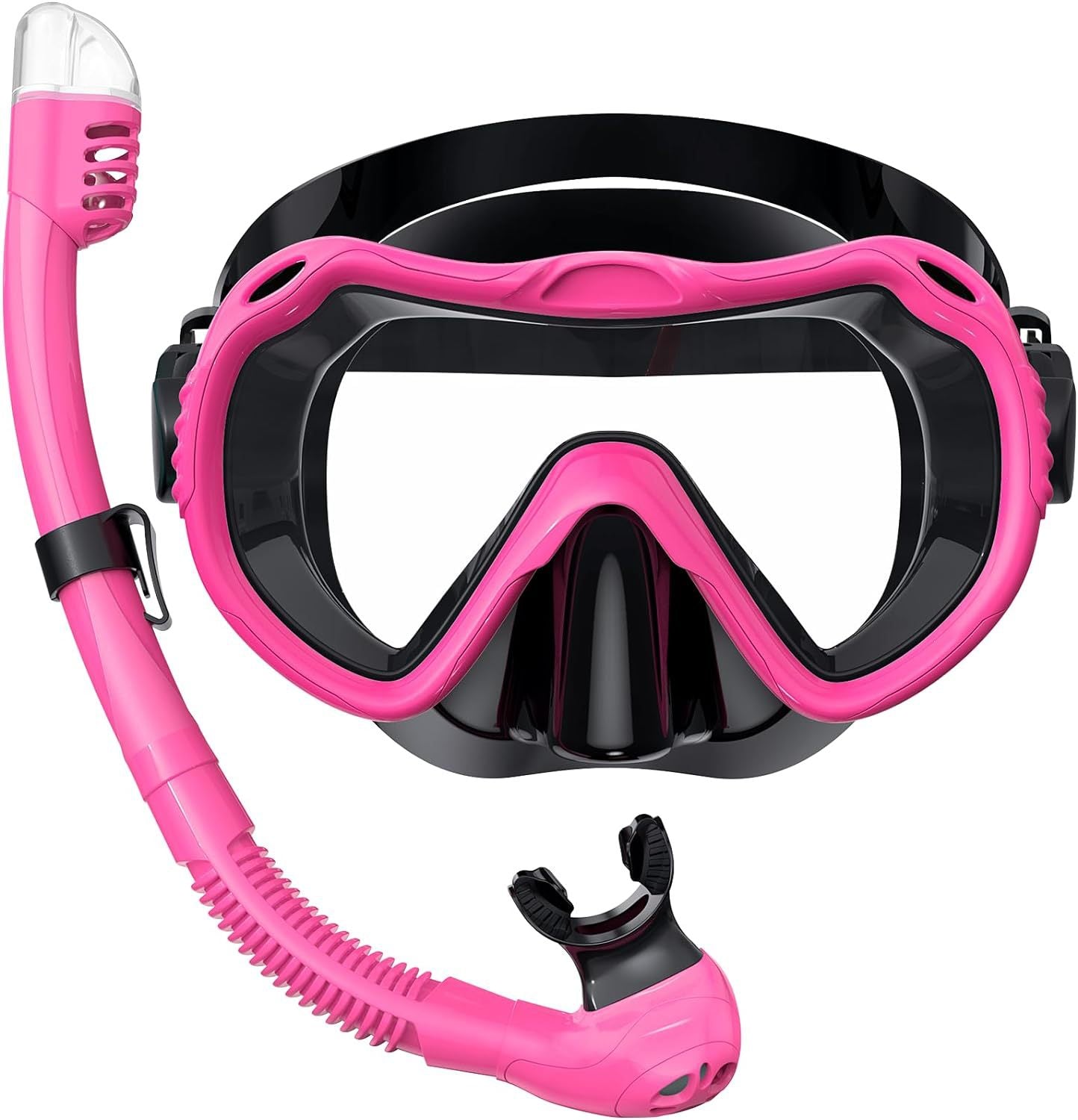 Unisex Dykmask med Anti-Dimteknik och Integrerad Snorkel 8