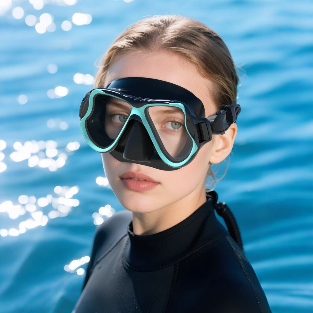 Unisex Dykmask med Brett Synfält och Slagtålig Design 1