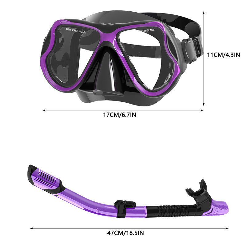 Unisex Dykmask med Mjuk Silikonkant och Anti-Fog Funktion 3