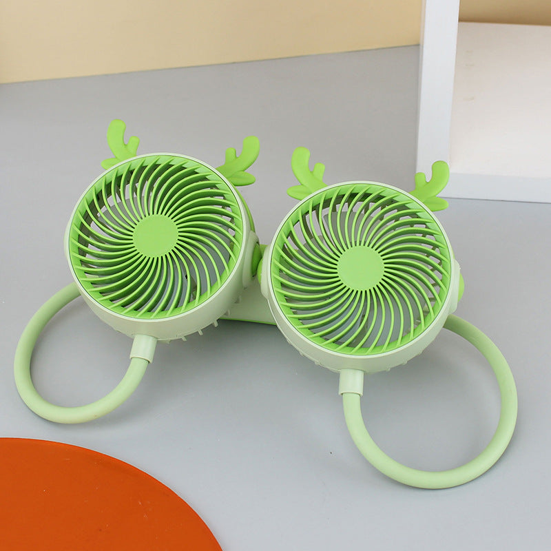 Unisex Halsfläkt med Dubbla Fläktar och Flexibel Svanhals 3