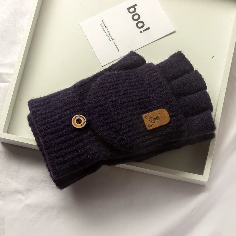 Unisex Halvfingerhandskar med Pekskärmsfunktion för Kalla Dagar 2