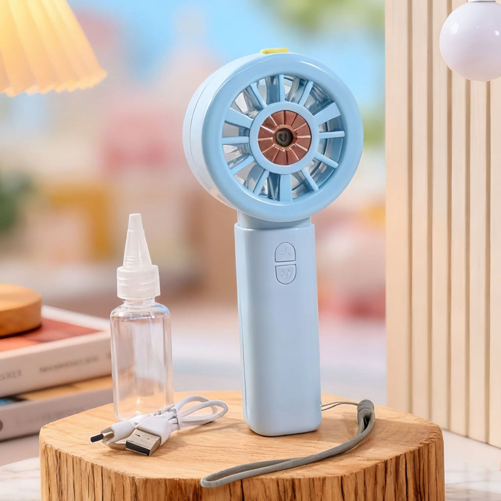 Unisex Handfläkt med Misting-Funktion Ergonomisk Design 0