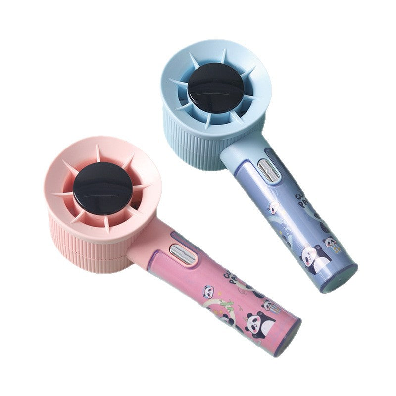 Unisex Handhållen Fläkt med Fuktbehållare och Panda Design 8