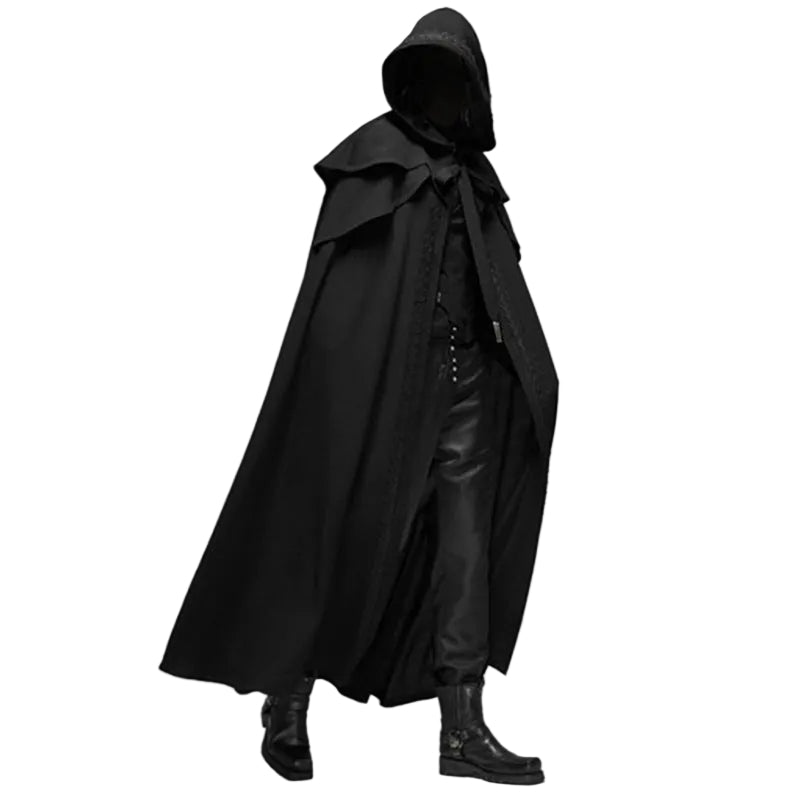 Unisex Hooded Cloak Gotisk Stil 0