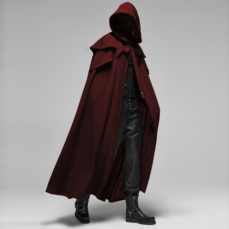 Unisex Hooded Cloak Gotisk Stil 1