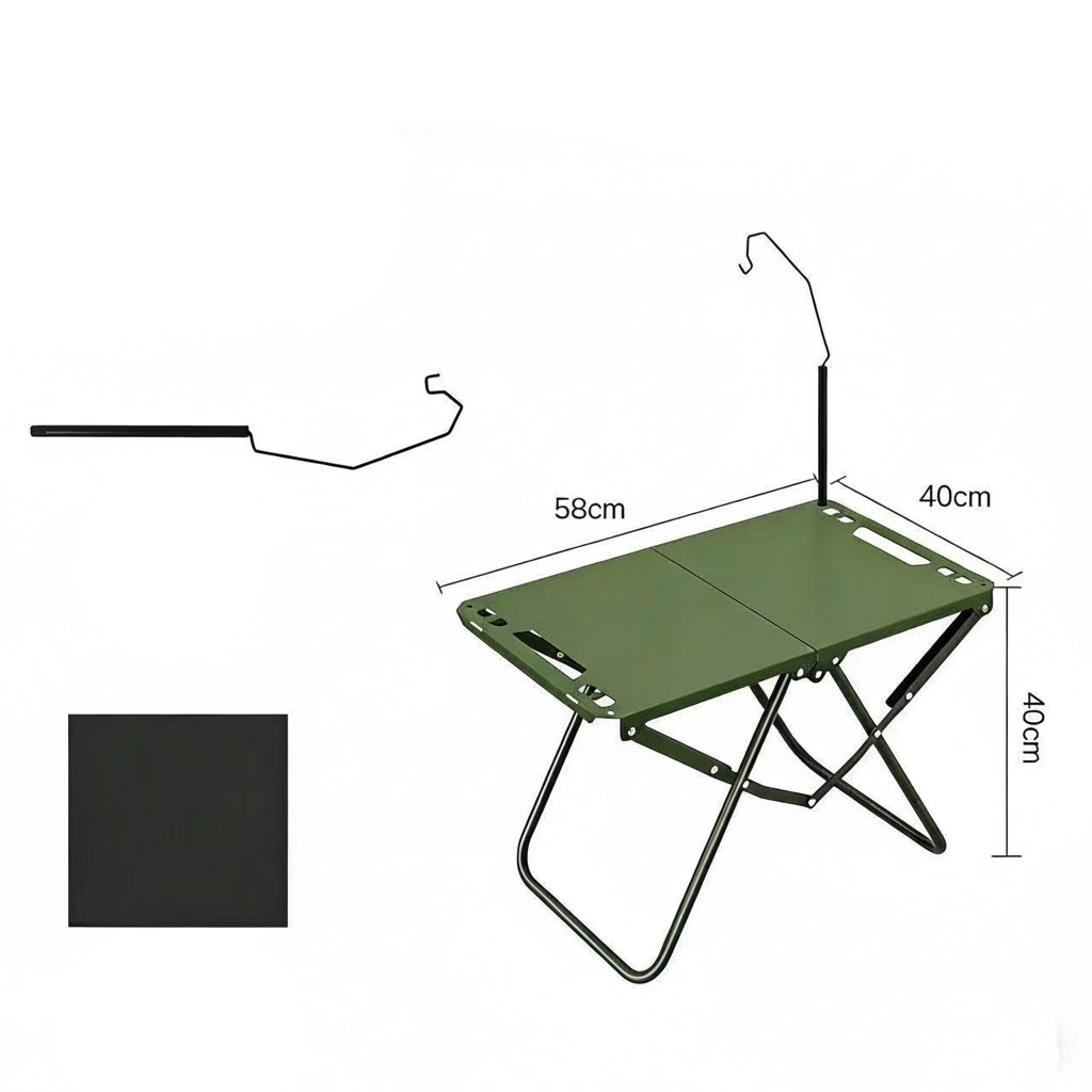 Unisex Hopfällbart Campingbord Multifunktionellt 3