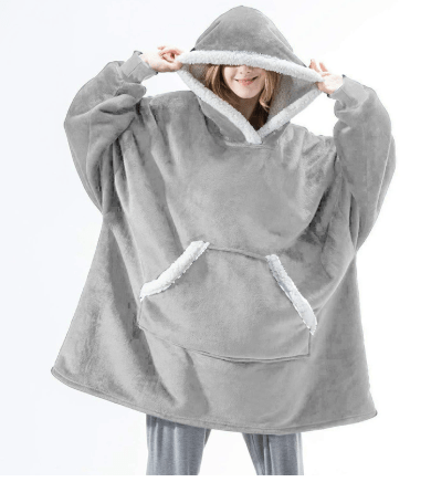 Unisex Huvtröja Fleece Med Stor Ficka 15