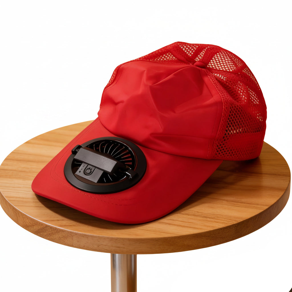 Unisex Keps med Integrerad Fläkt 0