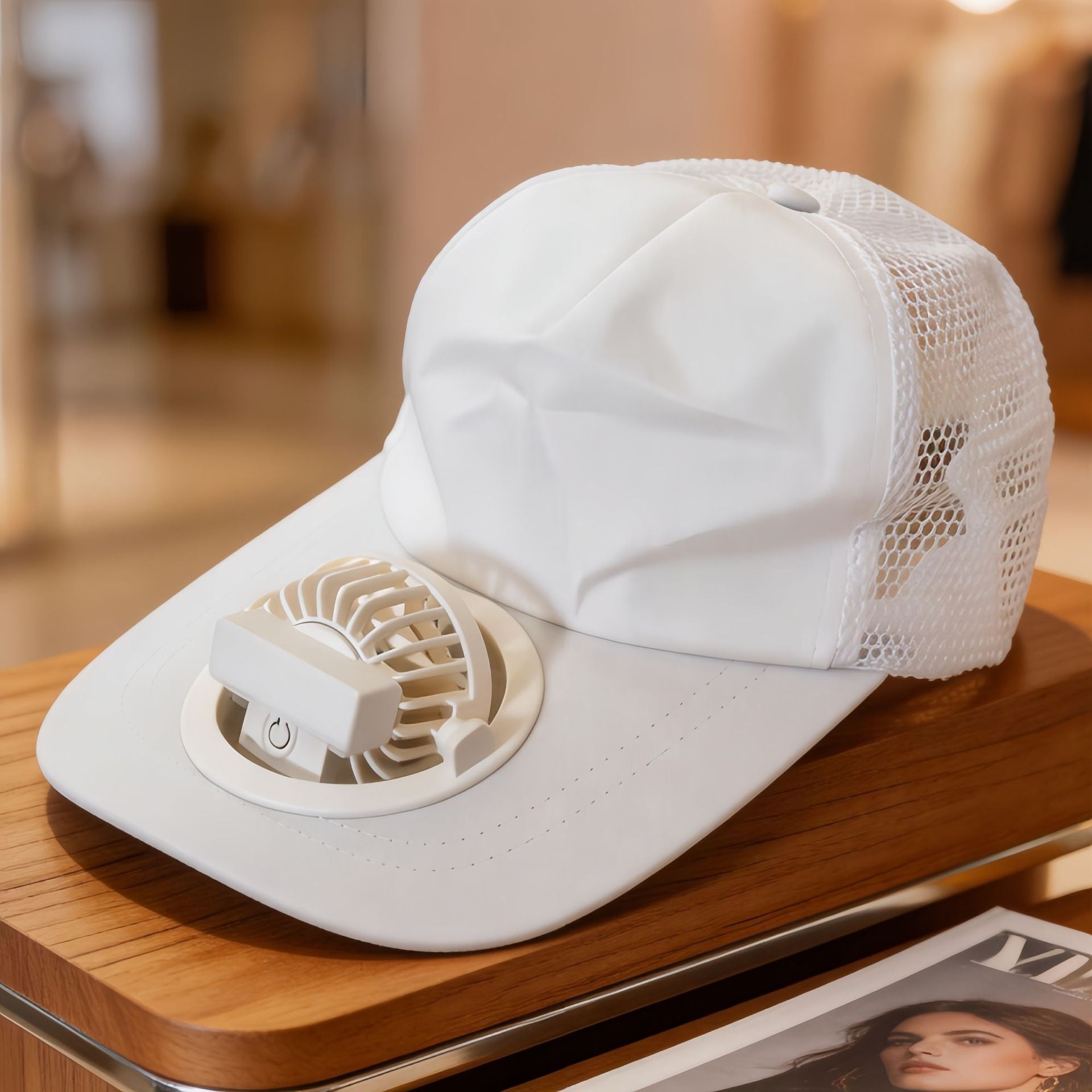 Unisex Keps med Integrerad Fläkt 4