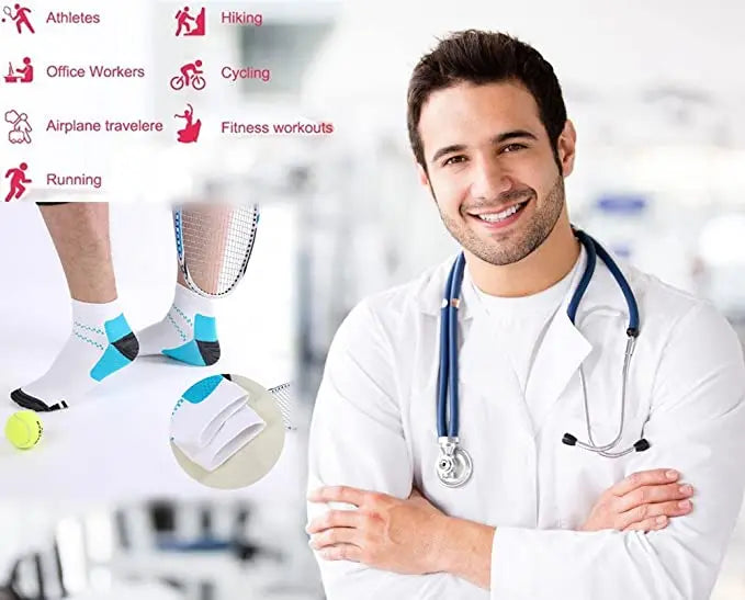 Unisex Kompressionsstrumpor Terapeutisk Design för Ökat Välbefinnande 3