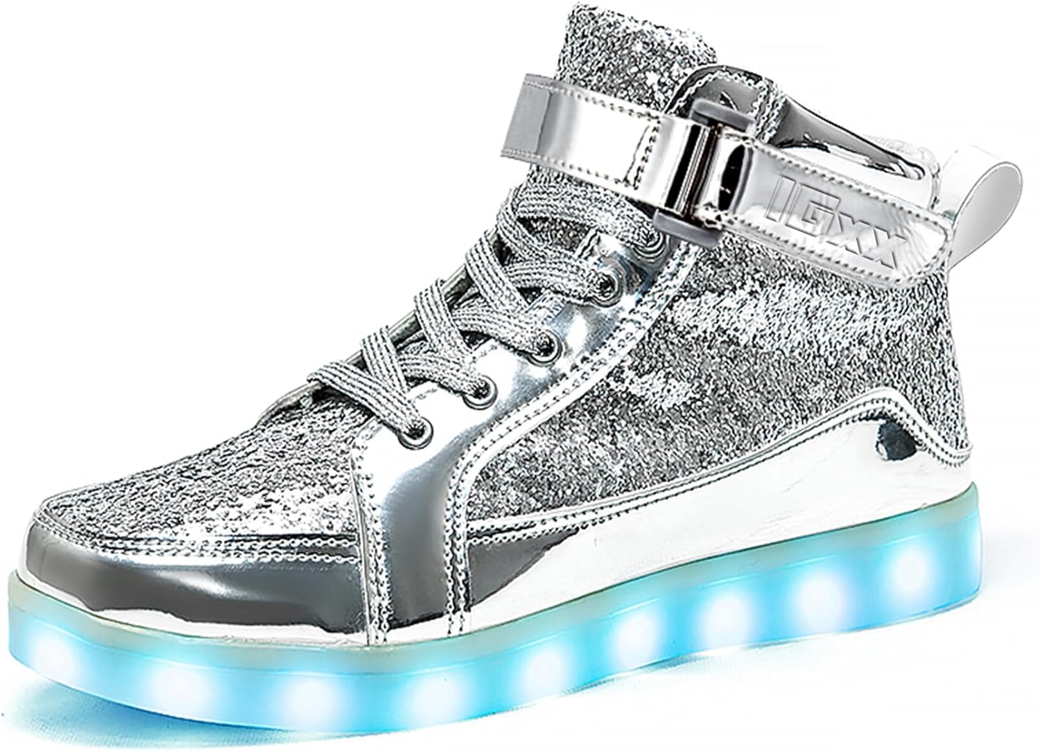 Unisex LED-sneakers med uppladdningsbar belysning 10