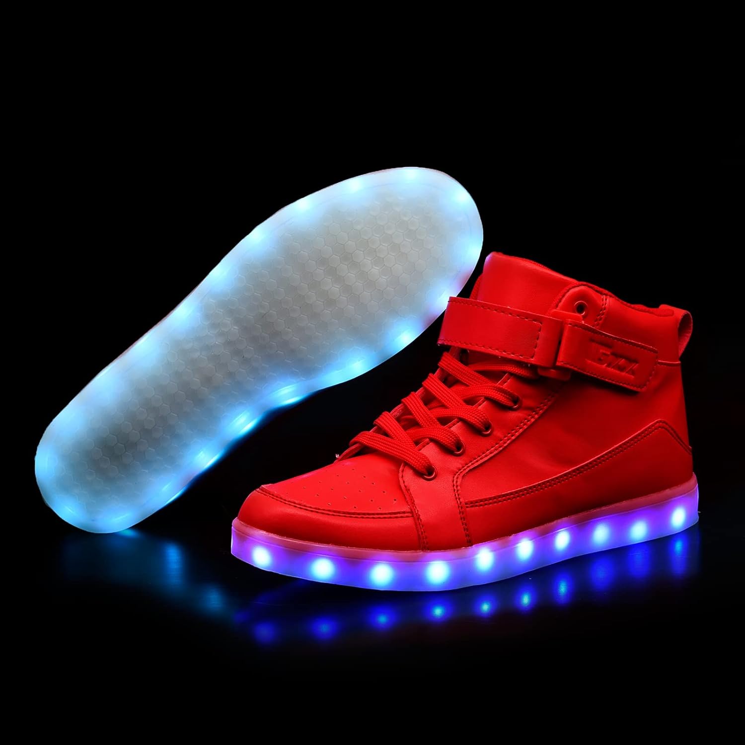 Unisex LED-sneakers med uppladdningsbar belysning 4