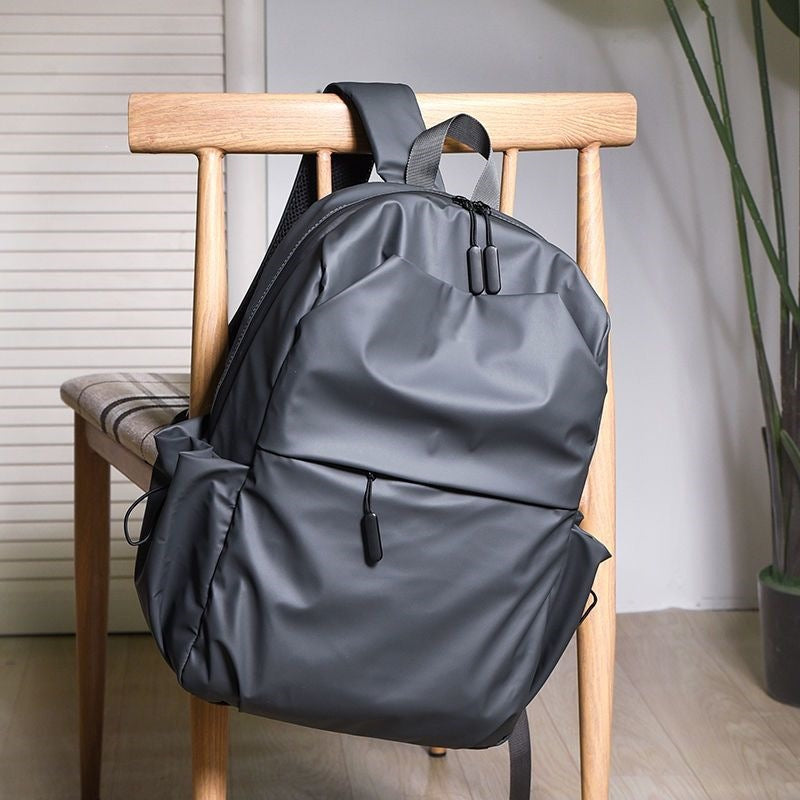 Unisex Laptopryggsäck Minimalistisk Design med Flera Fack 4
