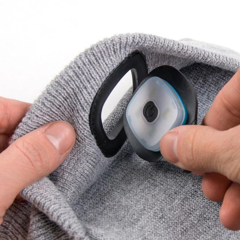 Unisex Mössa med LED Lampa 4