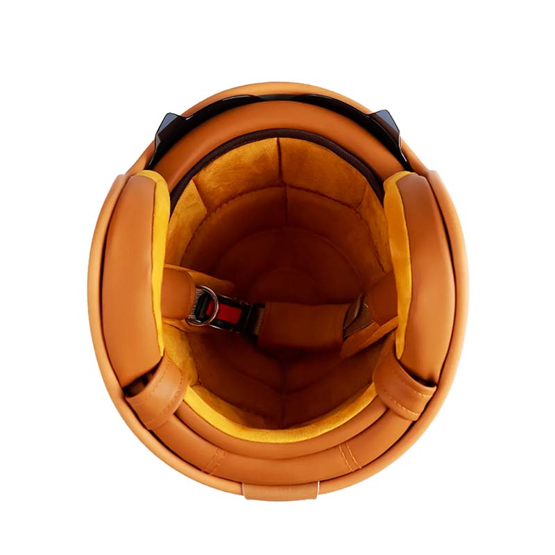 Unisex Motorcykelhjälm Klassisk Stil Med Visir 4