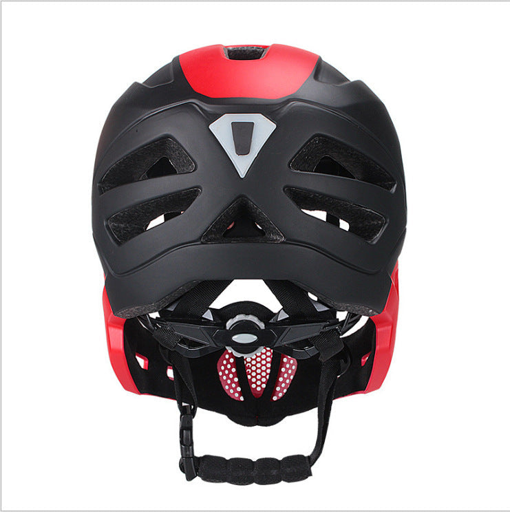 Unisex Mountainbikehjälm Konvertibel med Avtagbart Hakskydd och Ventilation 4