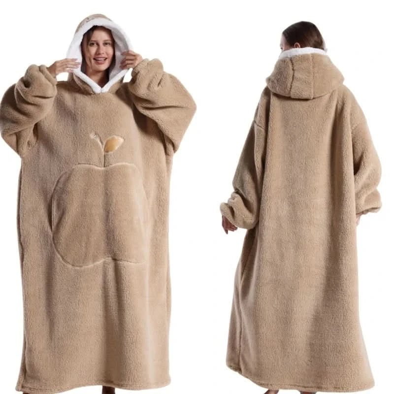 Unisex Oversized Hoodie med Huvud och Känguruficka 6