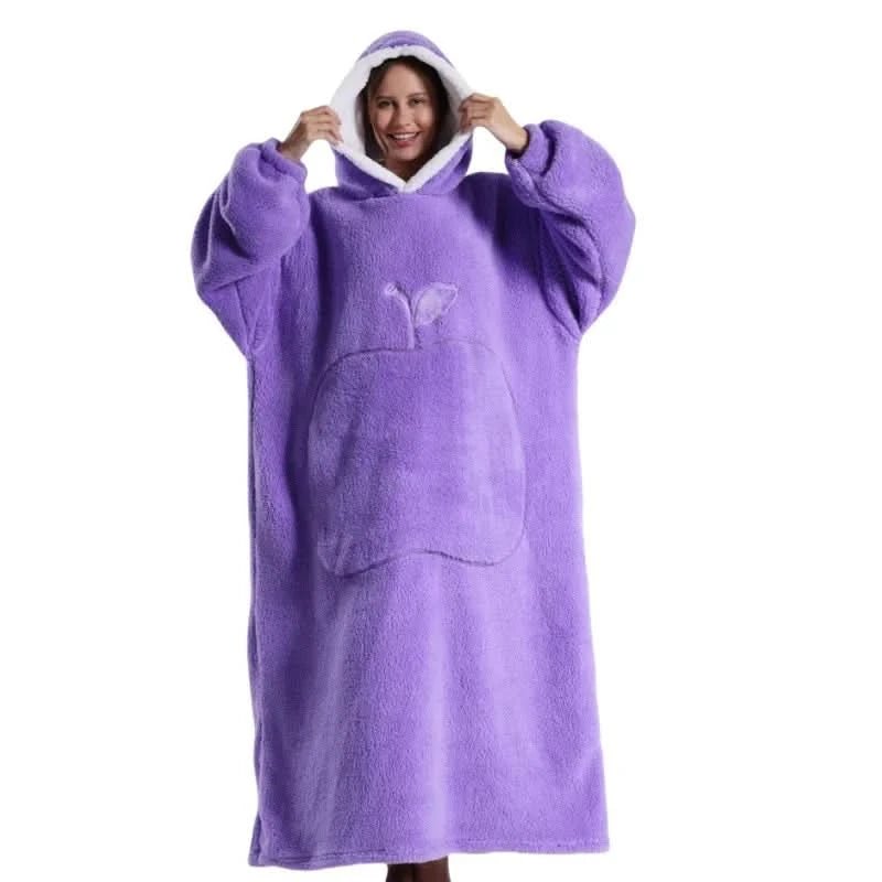 Unisex Oversized Hoodie med Huvud och Känguruficka 7