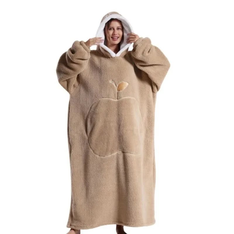 Unisex Oversized Hoodie med Huvud och Känguruficka 9