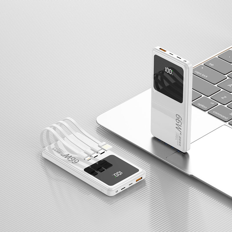 Unisex Powerbank 20000mAh med Snabbladdning och LED-Display 6