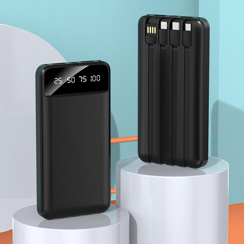 Unisex Powerbank 20000mAh med Snabbladdning och LED-Display 7