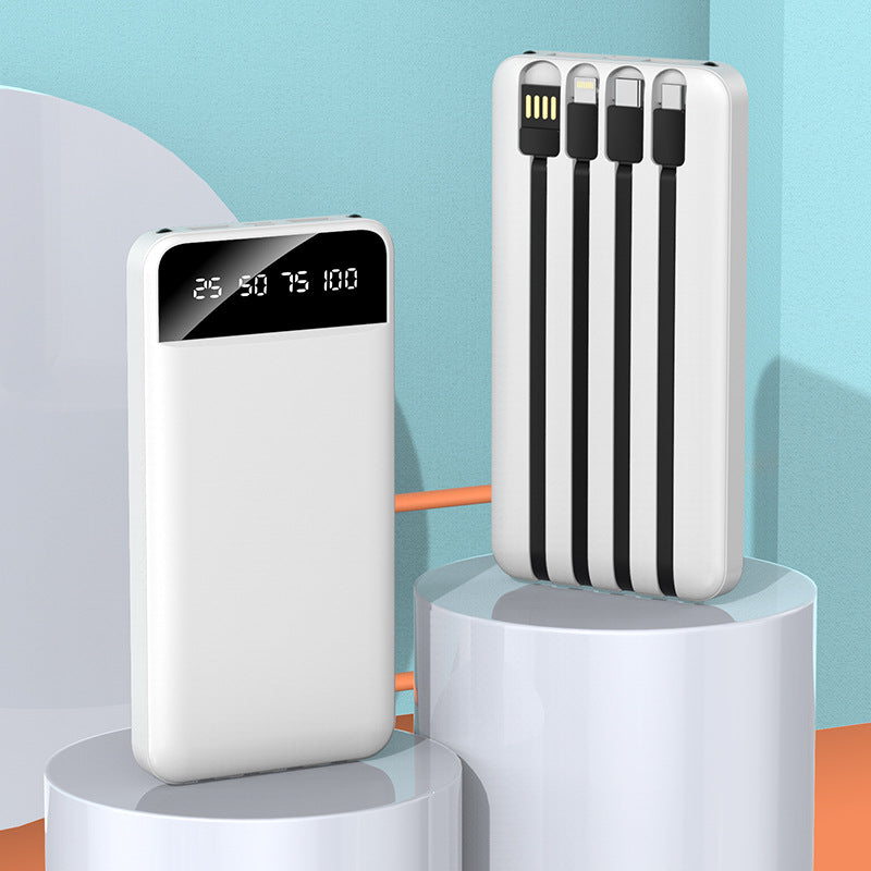 Unisex Powerbank 20000mAh med Snabbladdning och LED-Display 8