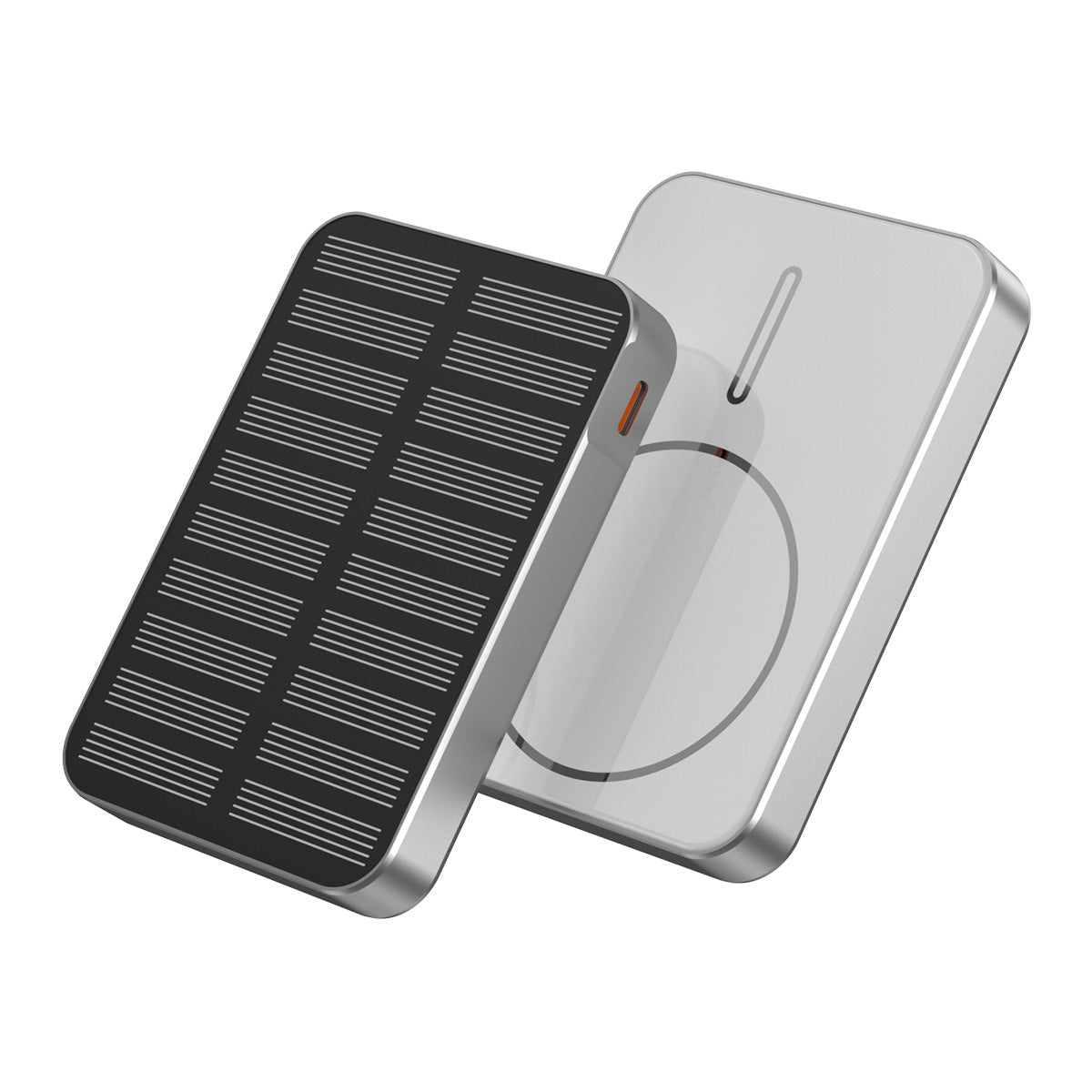 Unisex Powerbank Med Solceller Och Snabbladdning 6
