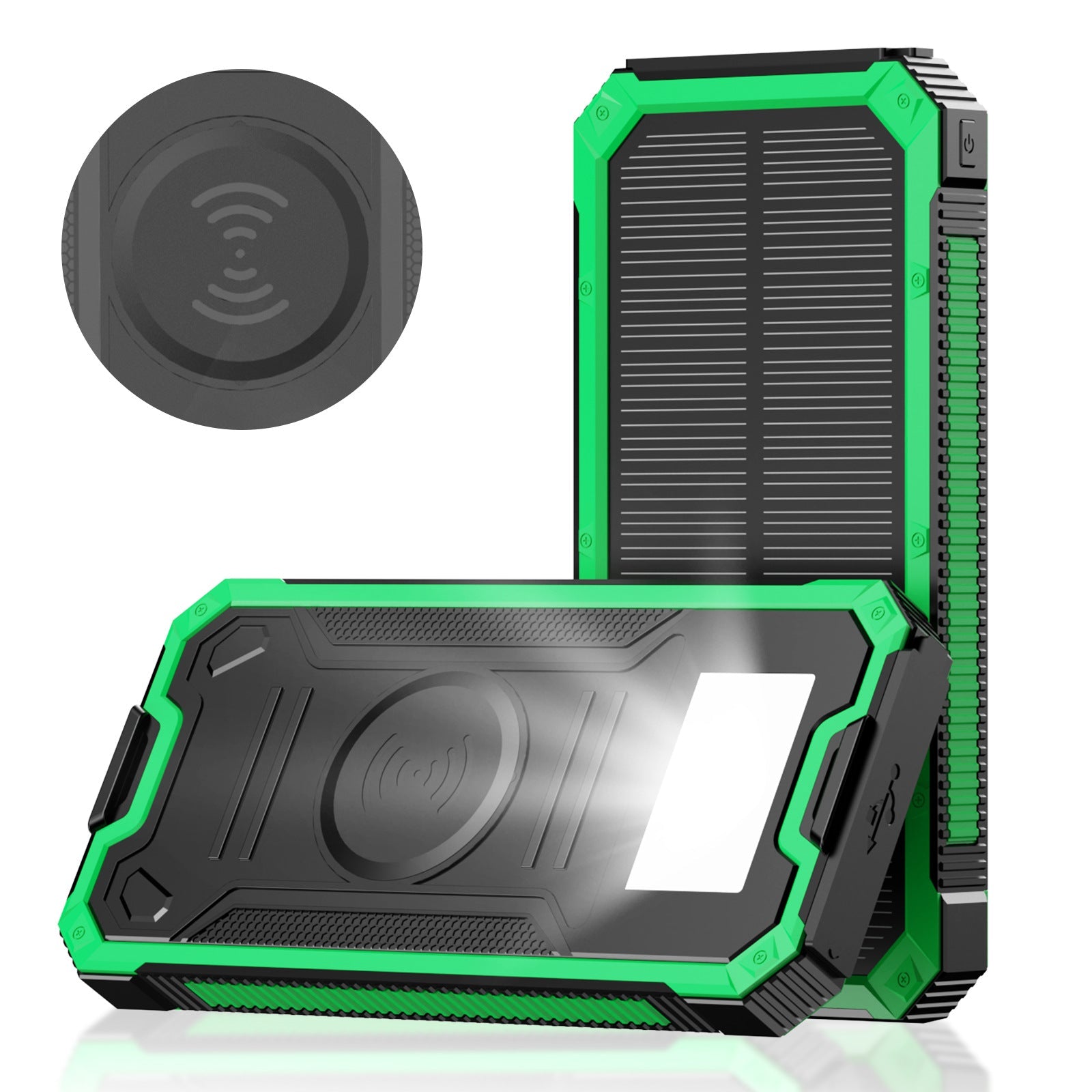 Unisex Powerbank Solcell 20000mAh Snabbladdning Bärbar 10