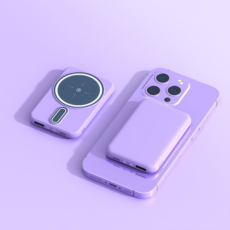Unisex Powerbank med Induktionsladdning och Digital Display 5