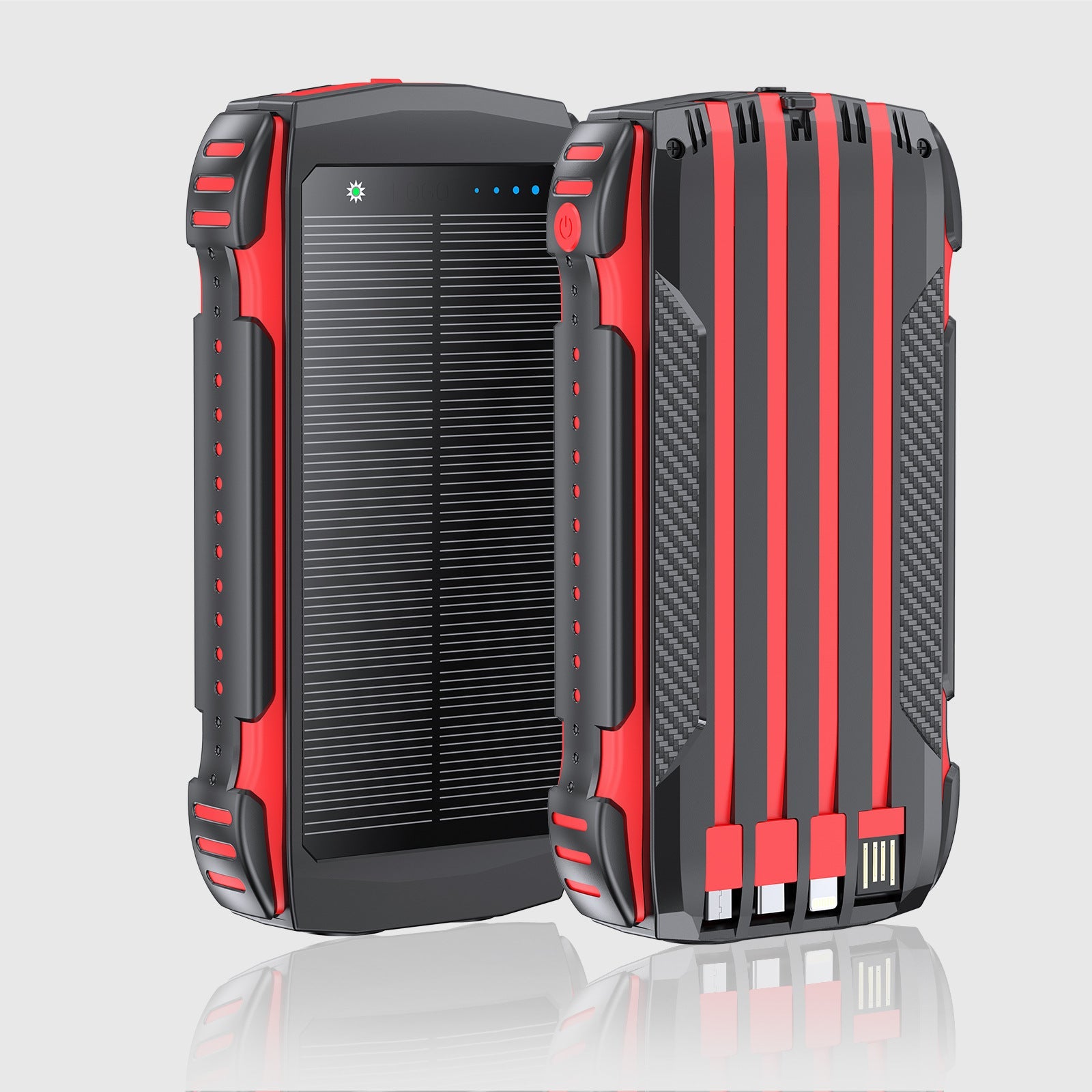 Unisex Powerbank med Solenergi och Integrerad LED-belysning 2