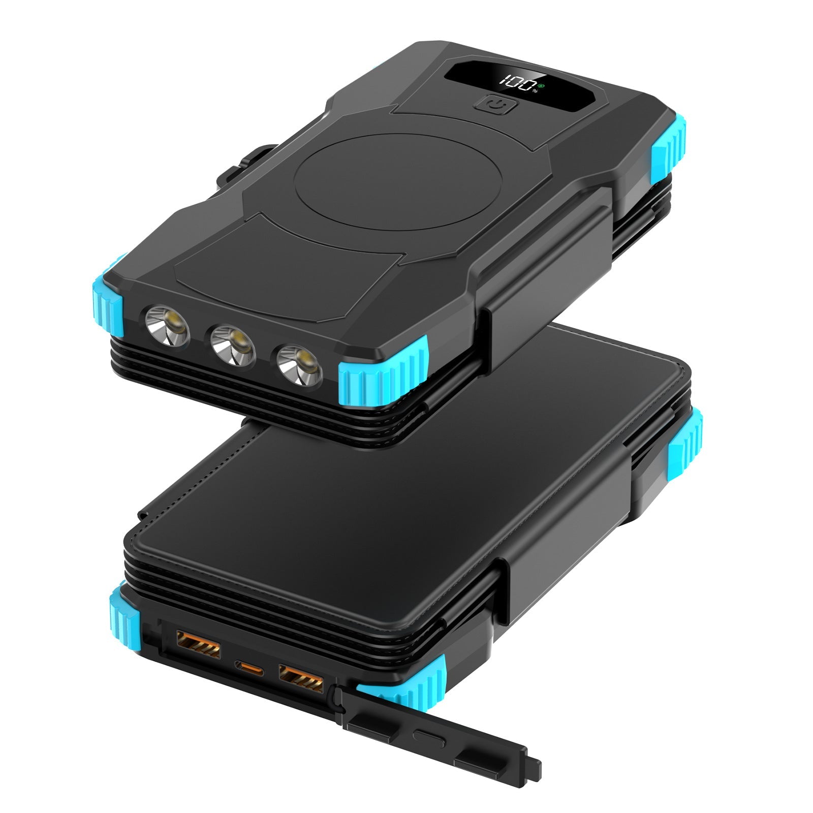 Unisex Powerbank med Solenergi och Integrerad LED-belysning 7