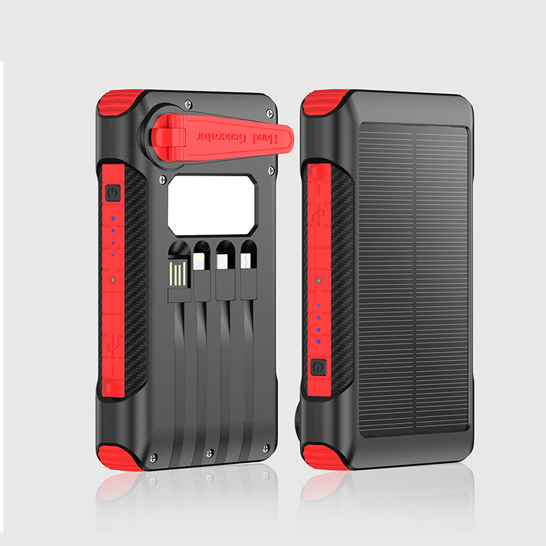 Unisex Powerbank med Solenergi och Snabbladdning 4