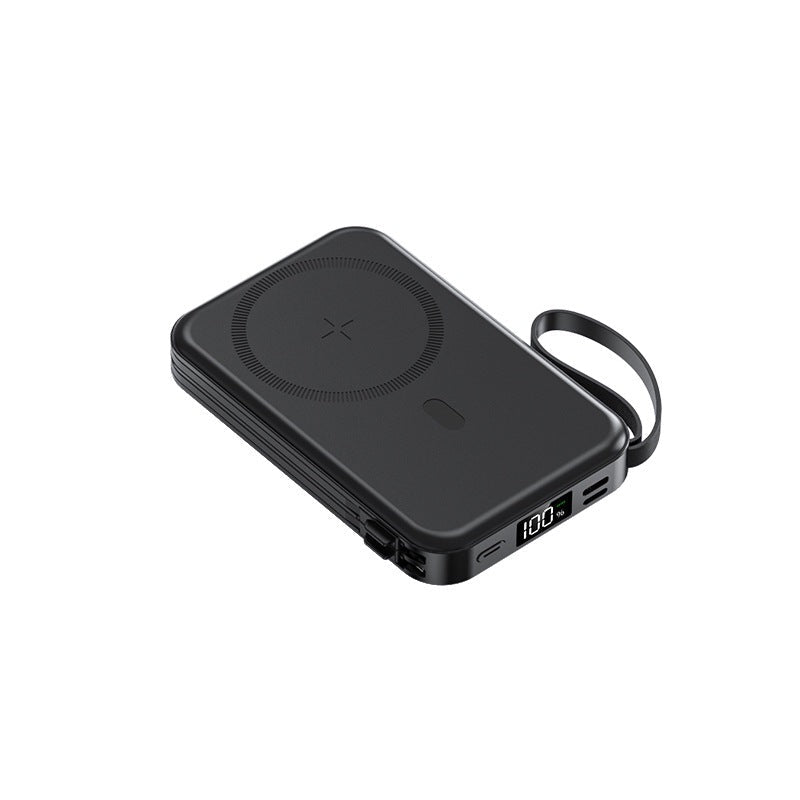 Unisex Powerbank med Trådlös Laddningsplatta Bärbar 1