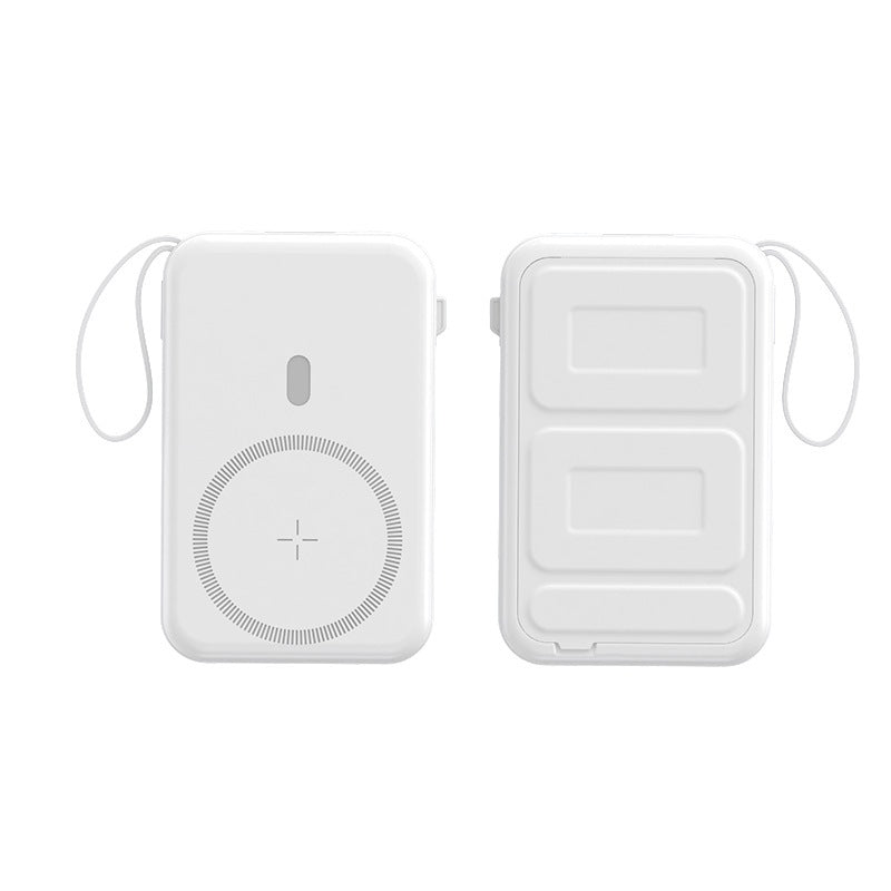 Unisex Powerbank med Trådlös Laddningsplatta Bärbar 3