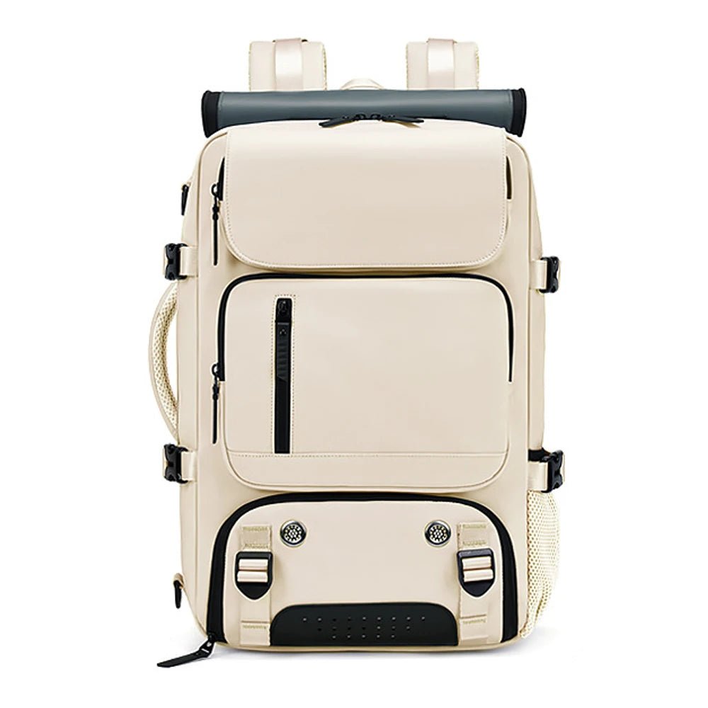 Unisex Reseryggsäck med USB-port och Skofack 9