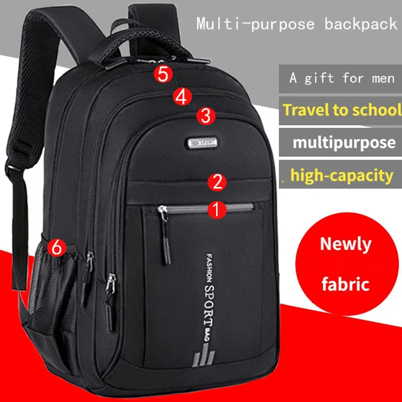 Unisex Ryggsäck Multifunktionell 0