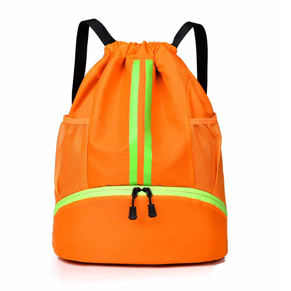 Unisex Ryggsäck Multifunktionell med Dragsko och Sidofickor 5
