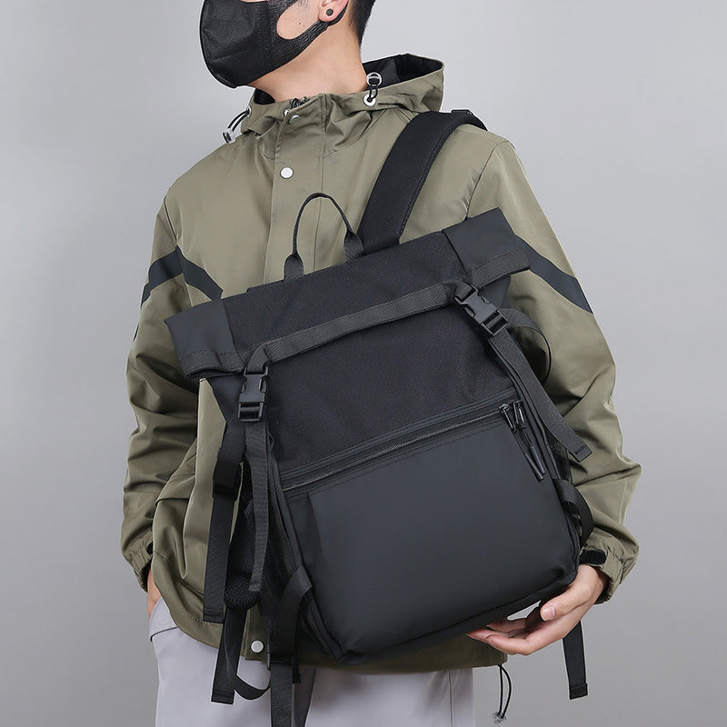 Unisex Ryggsäck Roll-Top Expedition Med Vattenavvisande Design 1