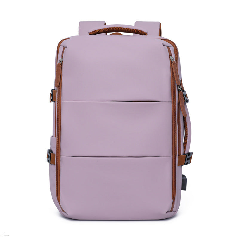 Unisex Ryggsäck med Flera Fack och Modern Design 0