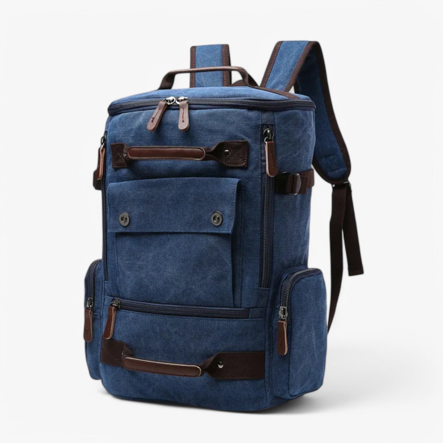 Unisex Ryggsäck med Laptopfack och Vintage Design 0